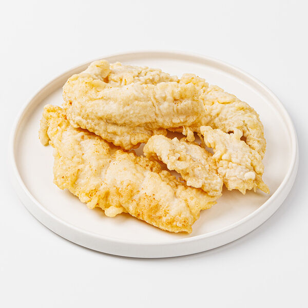 Минтай филе-кусок без кожи в кляре жареный, вес.