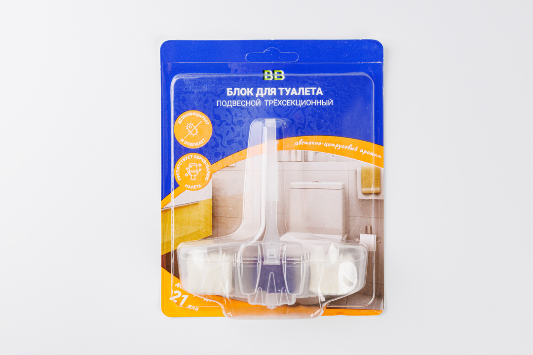 

Блок для туалета подвесной трёхсекционный (цветочно-цитрусовый)