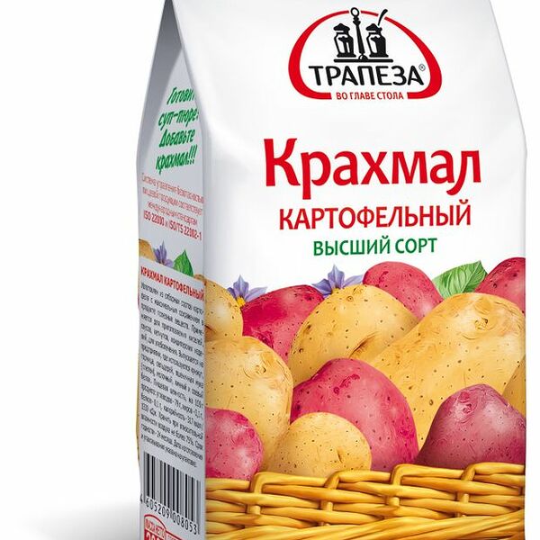 Крахмал картофельный высший сорт ТМ Трапеза
