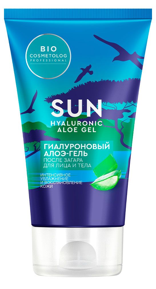 

Гель после загара для лица и тела Bio Cosmetolog Professional Алоэ гиалуроновый 150 мл