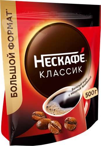 

Кофе растворимый Нескафе Классик 500 г