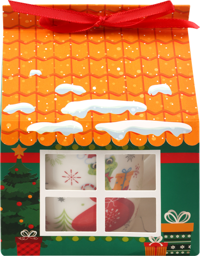 

Кружка Homeclub Змейка в домике 350 мл, дизайн в ассортименте