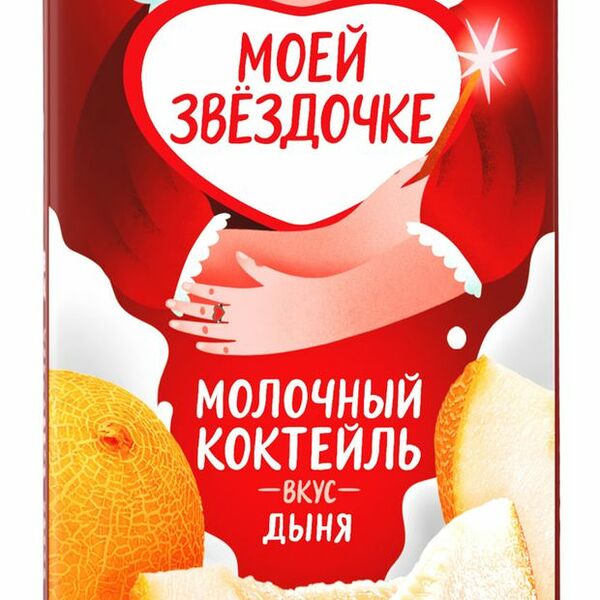 Коктейль молочный Чудо со вкусом дыни стерилизованный 2% 960 г