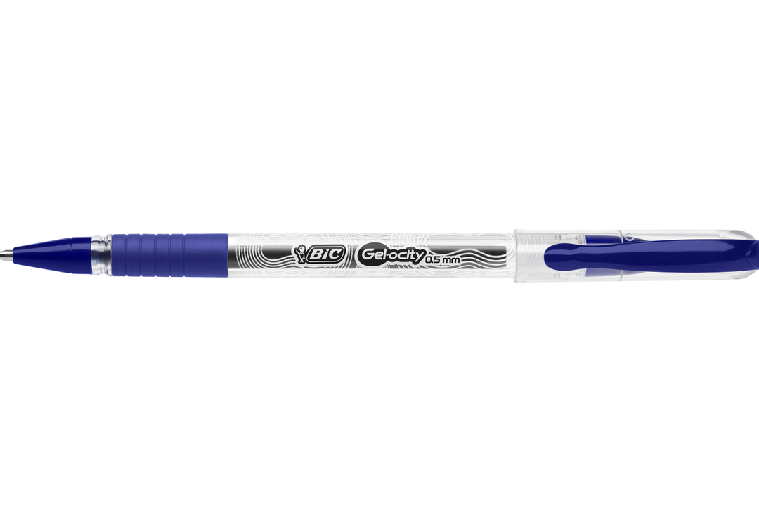 

Ручка Bic Гелевая Gelocity Stic 0.5 синяя K30 полупрозрачный корпус 8г