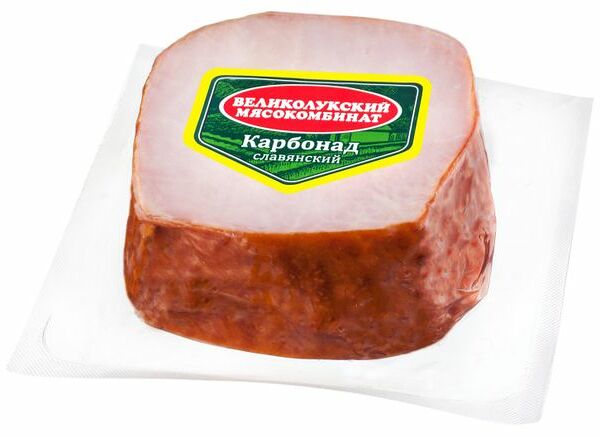 Карбонад Великолукский МК Славянский копчено-вареный, 300 г