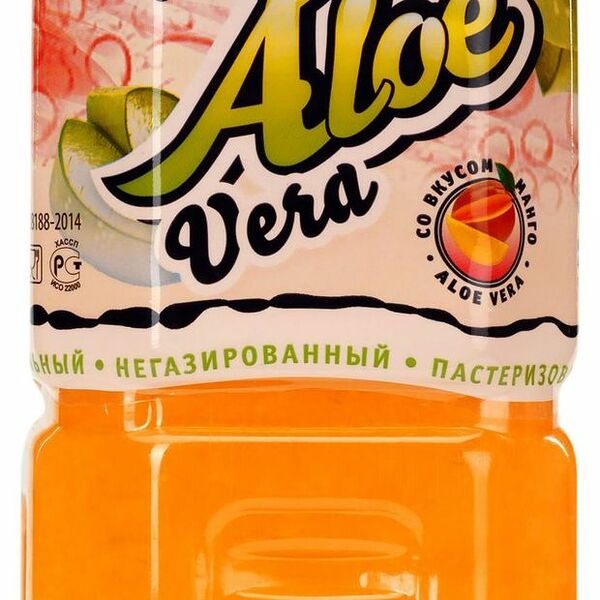 Напиток безалкогольный Moon Berry негазированный пастеризованный с кусочками со вкусом Манго Aloe Vera 1.5 л