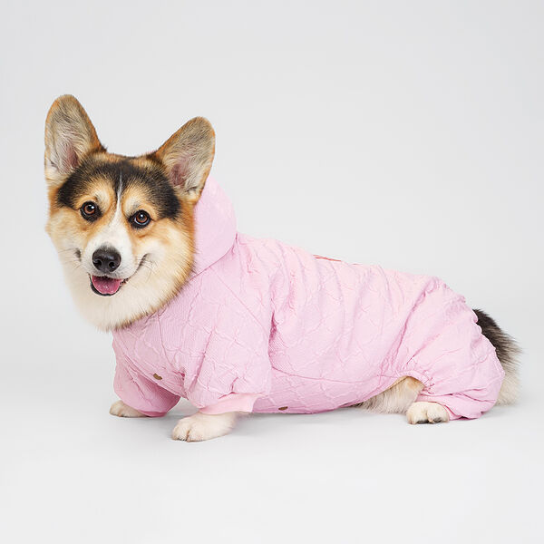 Комбинезон для собак нежно розовый девочка 4XL Rurri