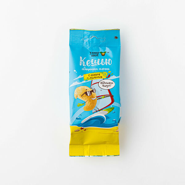 Кешью обжаренный соленый с перцем и лимоном