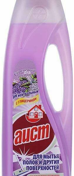 Средство для мытья полов и других поверхностей Аист Сиреневый туман, 950 мл