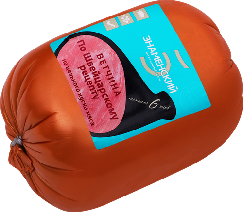 

Ветчина Знаменский ветчинный дом По-швейцарскому рецепту категория Б весовая