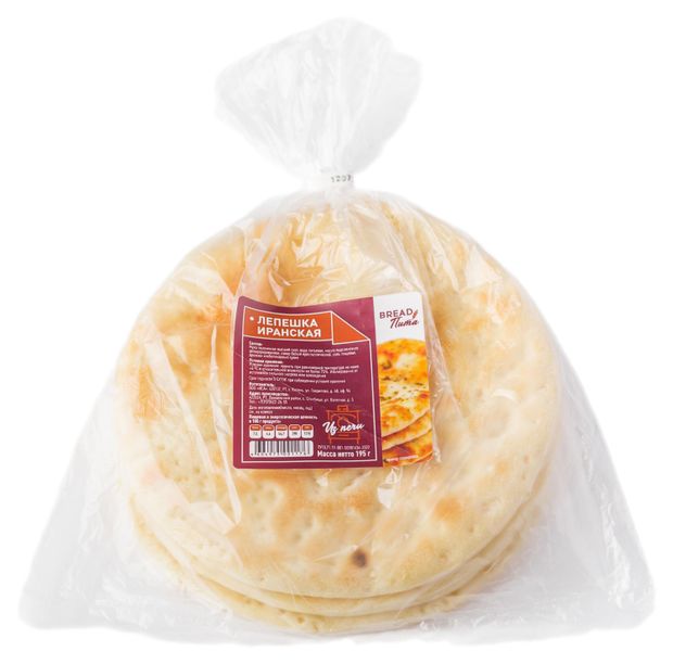 

Лепешка BreadПита Иранская из печи, 195 г