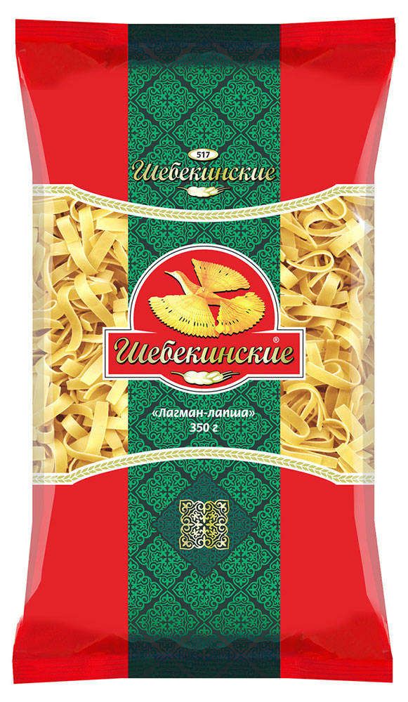 

Макаронные изделия Лагман-лапша Шебекинские №517 350 г