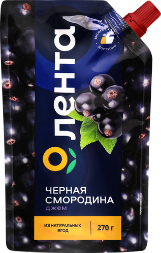 

Джем Лента Черная смородина 270 г