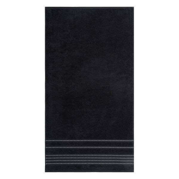 Полотенце махровое Cleanelly Basic Morning dew, 50х90 см, гладкокрашенное, темно-графитовый, хлопок, 420 г/м2