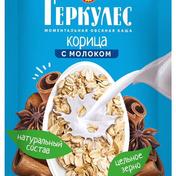 Каша овсяная Русский Продукт с корицей и молоком