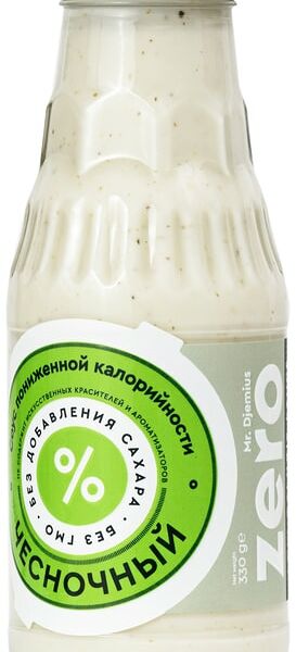 Соус Mr.Djemius Zero Чесночный 330г