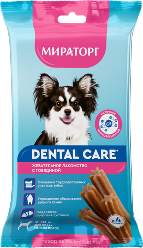 

Лакомство для собак Мираторг для мелких пород с говядиной 40 г