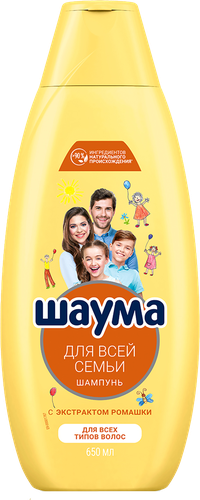 

Шампунь для всех типов волос Шаума для всей семьи 650 мл
