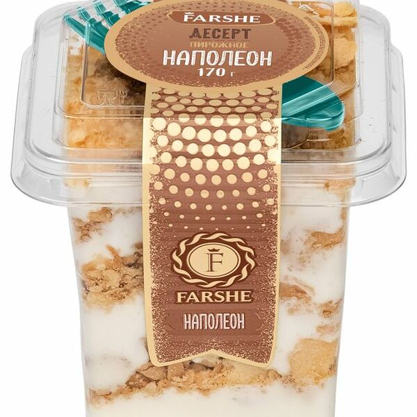 Пирожное слоеное Farshe Наполеон, 170 г