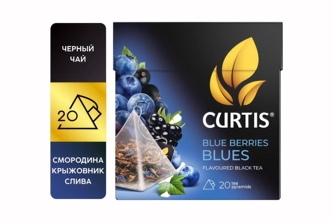 

Чай чёрный Curtis Blue Berries Blues 20 пирамидок 36 г