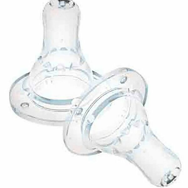 Соска силиконовая Курносики на бутылку стандартного размера средний поток с 3 месяцев арт. 12032 2 шт