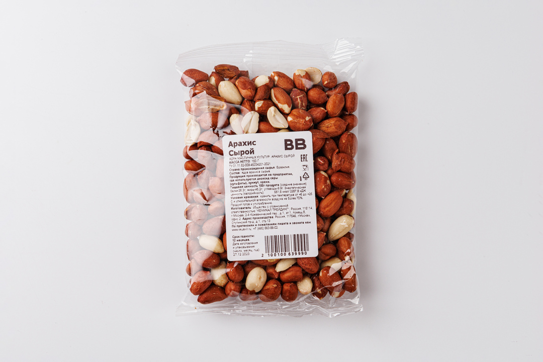 

Арахис сырой, 150 г
