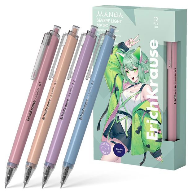 

Ручка шариковая автоматическая ErichKrause Essential Matic Manga, 1 шт