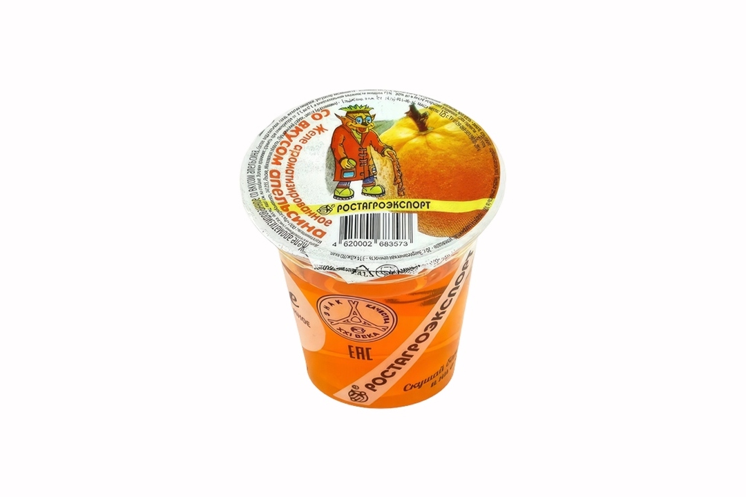 

Желе Ростагроэкспорт ароматизированное со вкусом апельсина 125 г