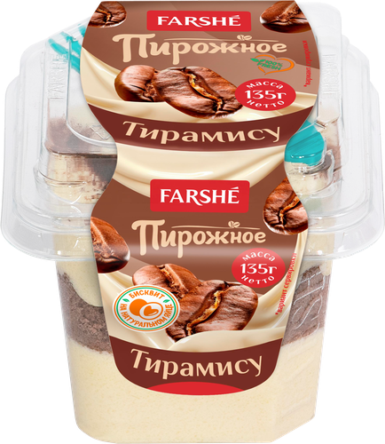 

Пирожное Farshe Тирамису, 135 г
