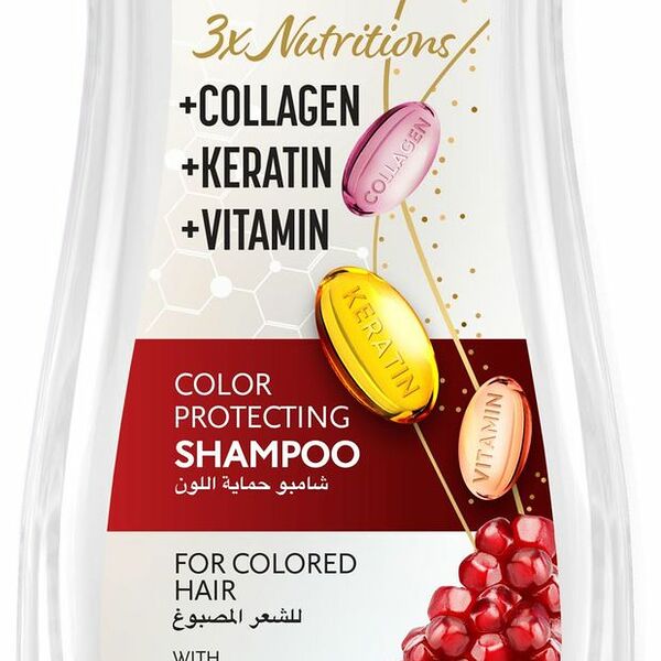 Шампунь для волос DURU Защита цвета с экстрактом граната, 600 мл