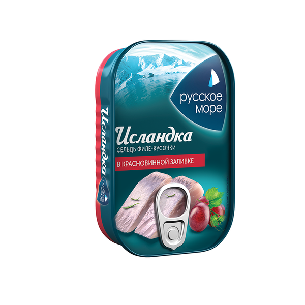 Сельдь атлантическая Русское море филе-кусочки в 