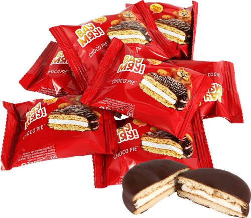 

Изделие кондитерское Вау Мяу! Choco Pie глазированное весовое