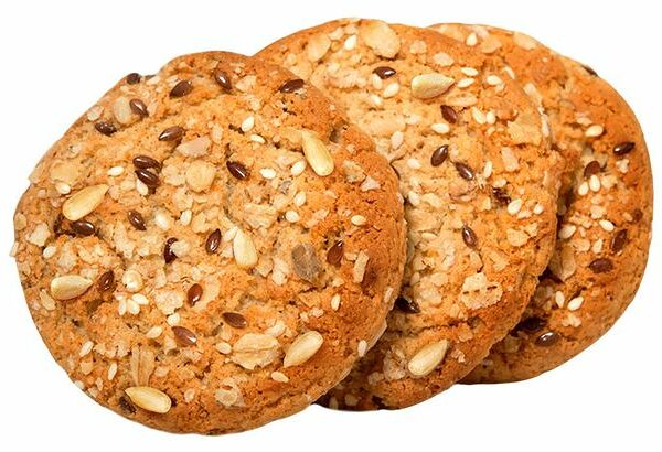 Печенье Хлебный Спас овсяное Злаковое ассорти на фруктозе, вес