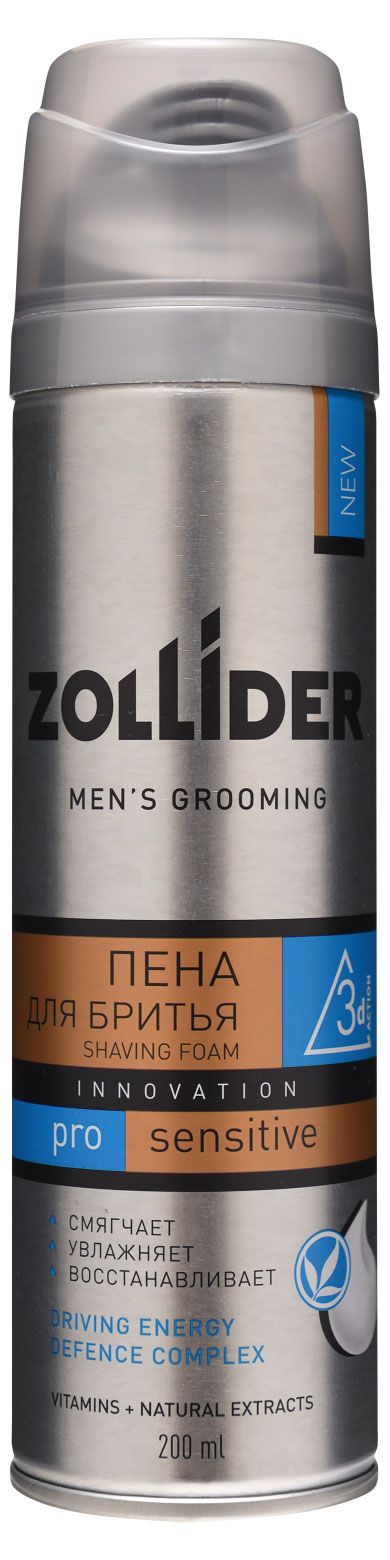 

Пена для бритья Zollider Pro Sensitive 200 мл