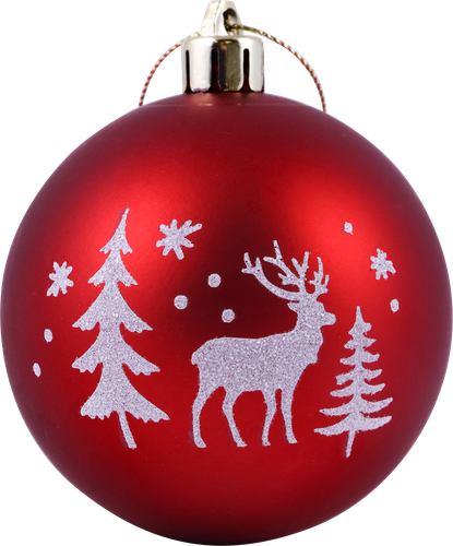 

Шар елочный Homeclub с декором 7 см пластик 1 шт цвет в ассортименте