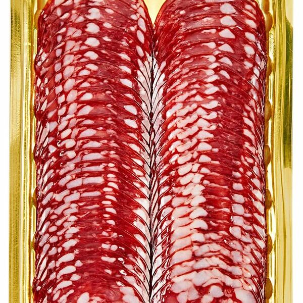 Колбаса Егорьевская Брауншвейгская сырокопченая нарезка 100г