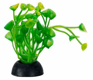 Растение для аквариума HOMEFISH Аурибус огрис пластиковое с грузом 7см