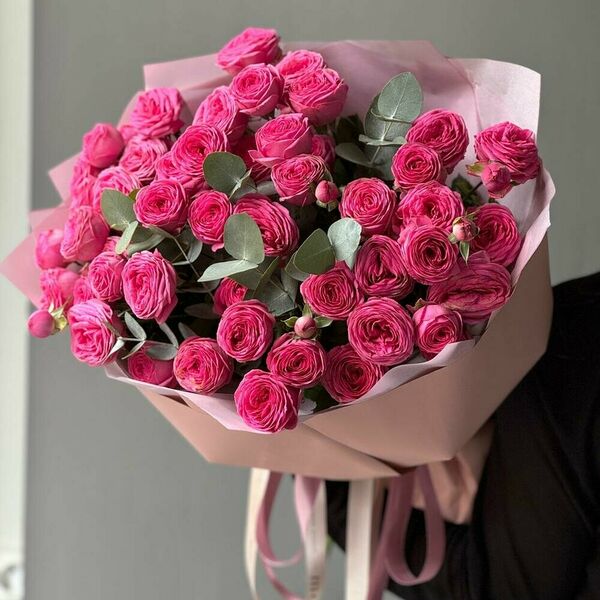 Кустовые розы Giselle - WOW букет