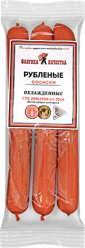 

Сосиски Фабрика Качества Рубленые, 390г