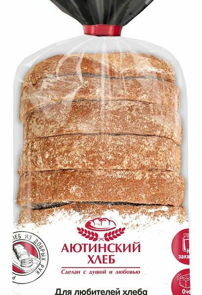 Хлеб Аютинский Хлеб Ремесленный на закваске в нарезке 550 г