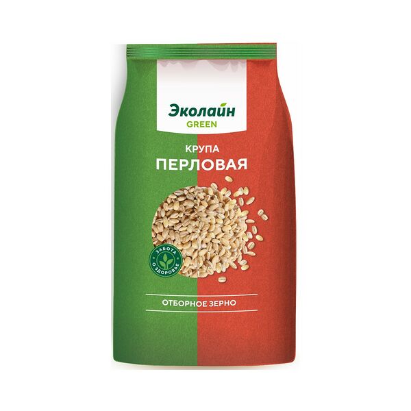 Крупа перловая Эколайн GREEN new 800г