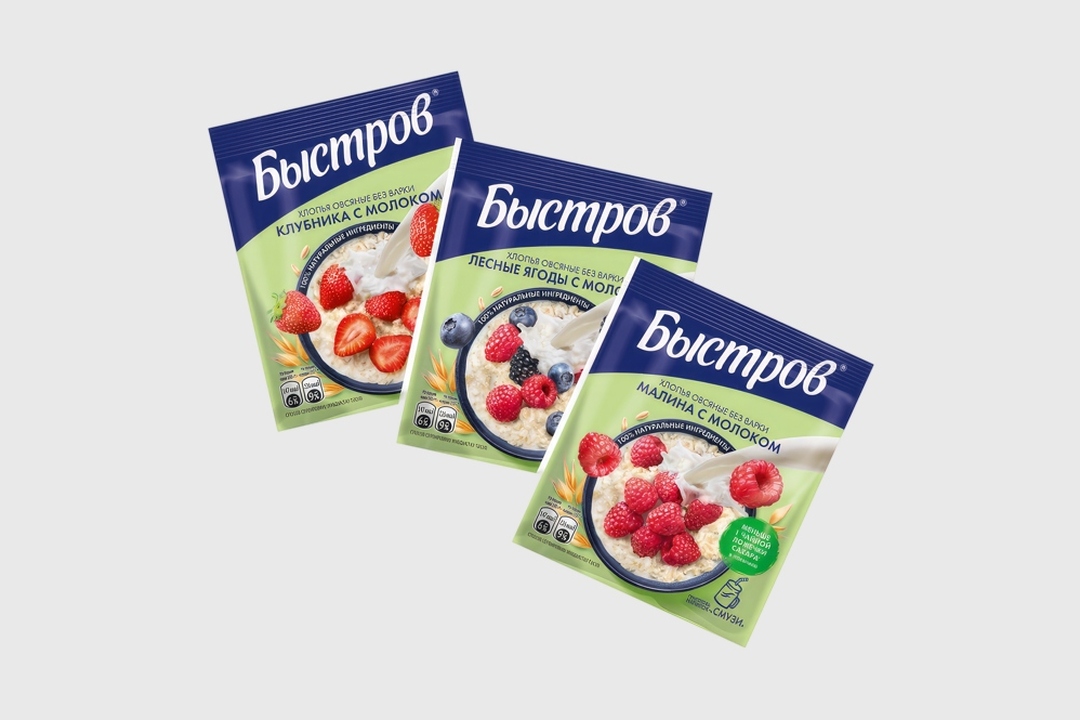 

Каша овсяная Быстров Ассорти клубника, малина и лесные ягоды без варки 6 шт x 40 г