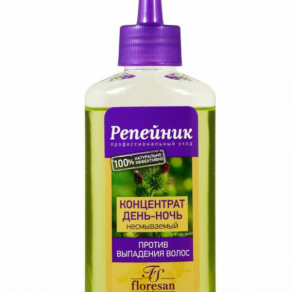 Концентрат день-ночь Floresan Репейник против выпадения волос 100 мл