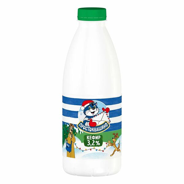 Кефир Простоквашино 3.2% 930 г