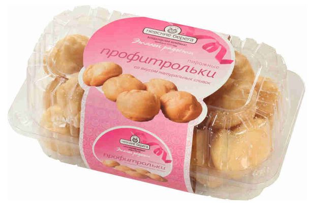 

Пирожные Невские берега Профитрольки заварные со вкусом натуральных сливок, 200 г