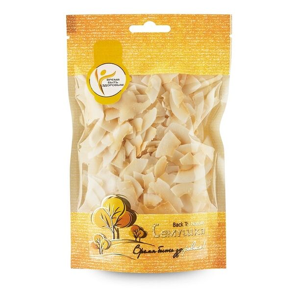 Кокосовые чипсы Семушка подслащенные обжаренные