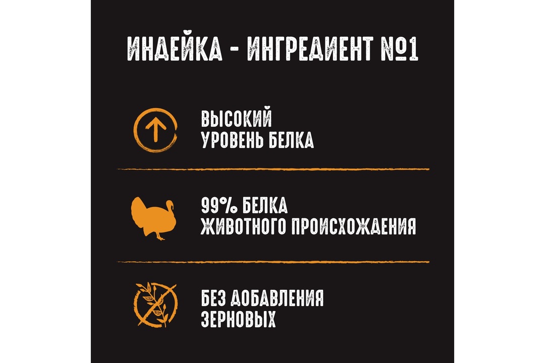 

Влажный корм для кошек Crave Adult Индейка в желе 70 г