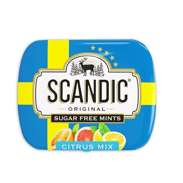 Драже освежающие Scandic Citrus Mix без сахара 14 г