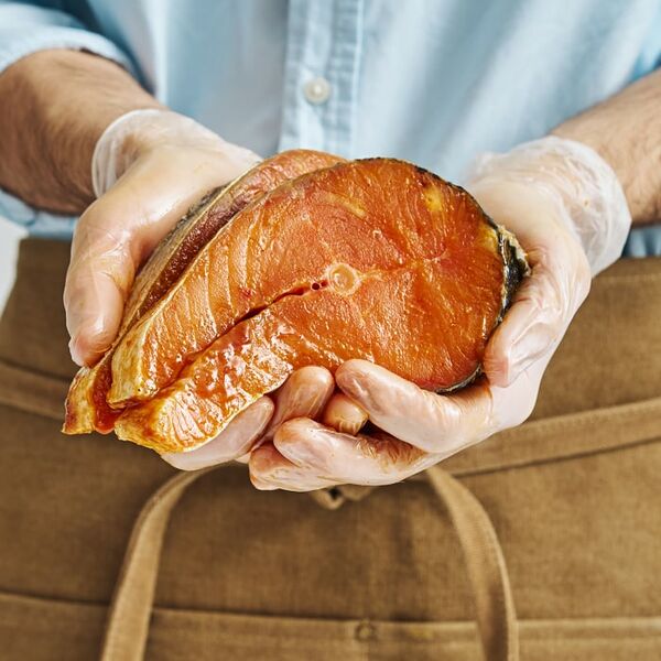 Лосось стейк в маринаде 0.5-0.7кг