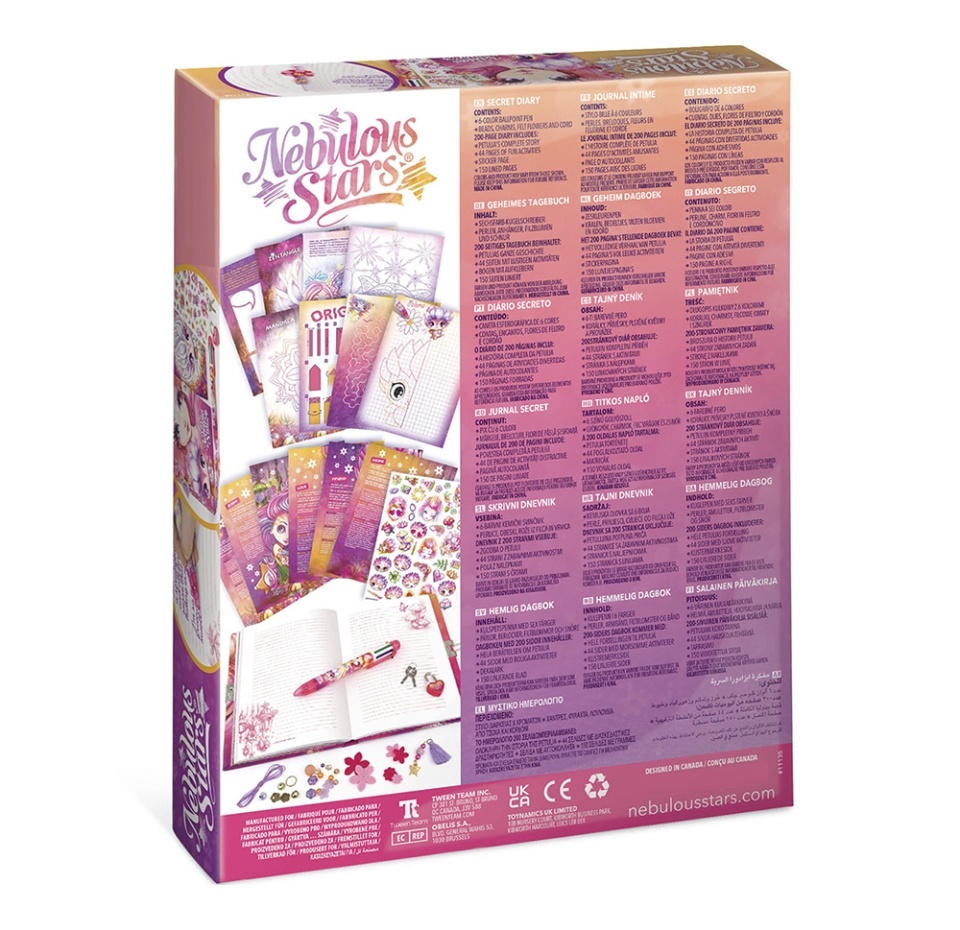 

Личный дневник Nebulous Stars для девочек Petulia для секретов